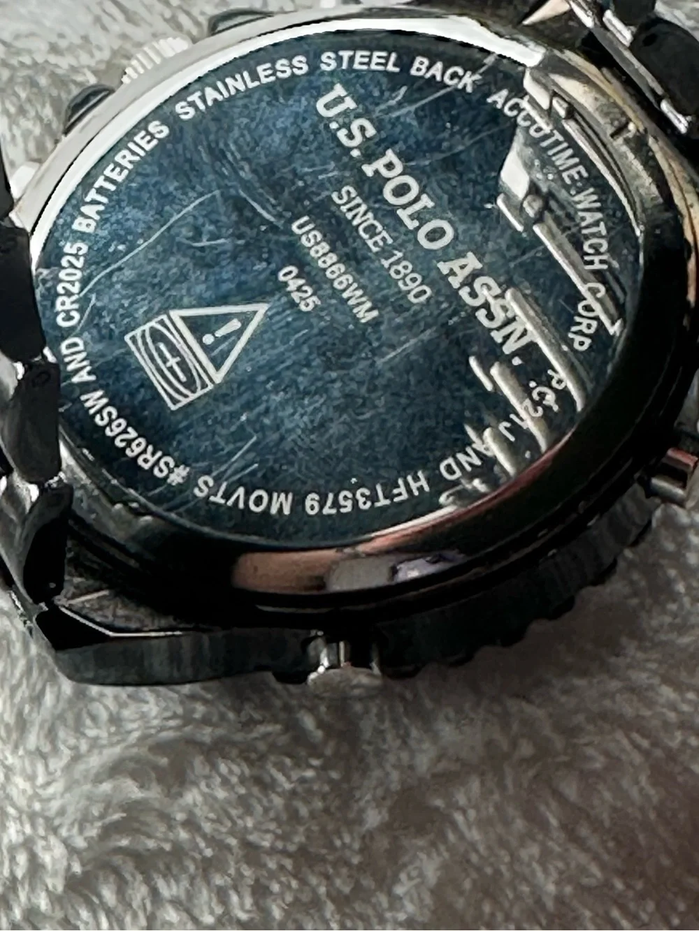 U.S. Polo Assn. Men's Black Analog-Digital Sport Watch US8866WM ⌚️